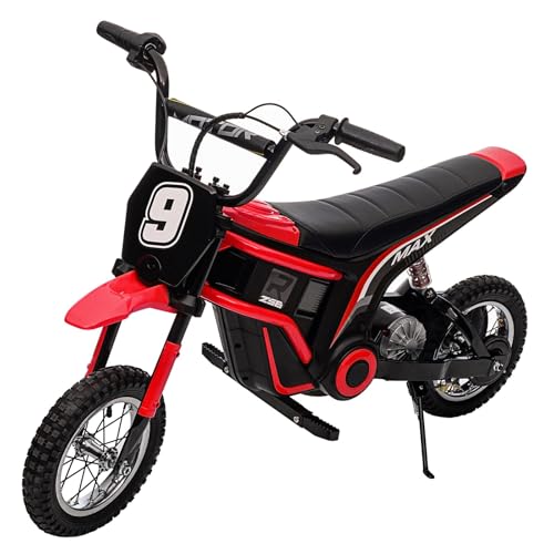 24V 350W Kids Electric Dirt Bike, 3-Speed, Off-Road Ride-On Motorcycle S465