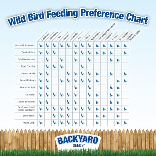 Backyard Seeds Shelled Peanut Pickouts – 25 lb Bag for Wild Birds & Wildlife O86894