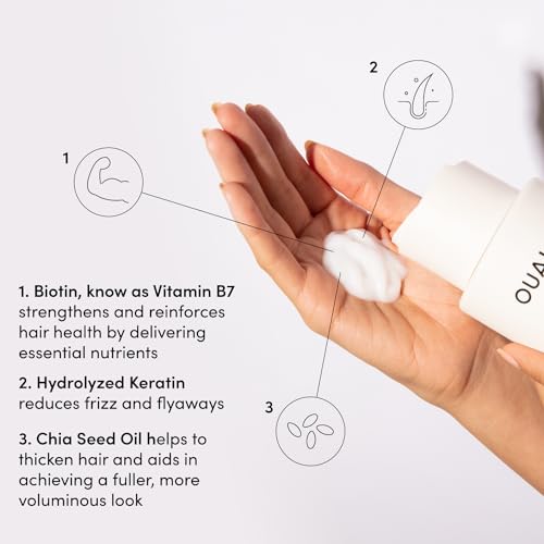 OUAI Fine Shampoo and Conditioner Set - Sulfate Free for Fine Hair, 10 Fl Oz T257