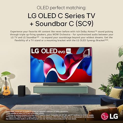 LG 65-Inch Class OLED evo C4 Series Smart TV 4K with Magic Remote E146