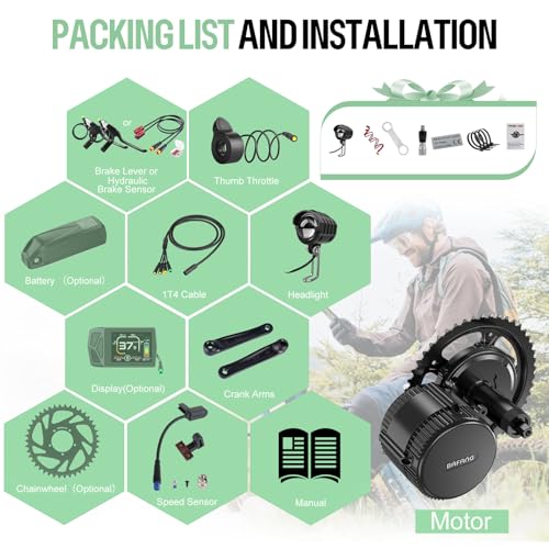 BAFANG BBS02B Mid Drive Kit 750W Electric Bike Conversion Motor R494872