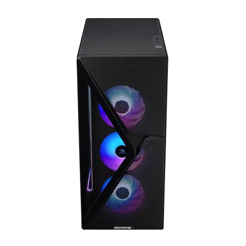 iBUYPOWER Slate MESH Gaming PC Desktop, Intel Core i7 14700F, RTX 5070 12GB, 32GB DDR5, 1TB SSD, Windows 11 R3502