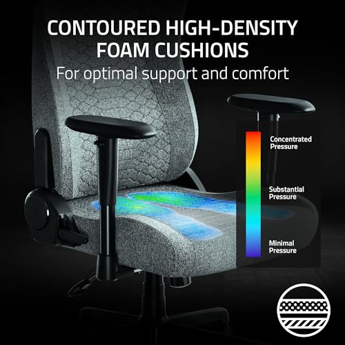 Razer Iskur V2 X Ergonomic Gaming Chair with Lumbar Support, Black V40434