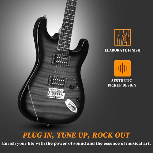 Ktaxon 39 Inch Electric Guitar Kit with 20W Amp, Bag, Strap, Cable, Accessories W1993