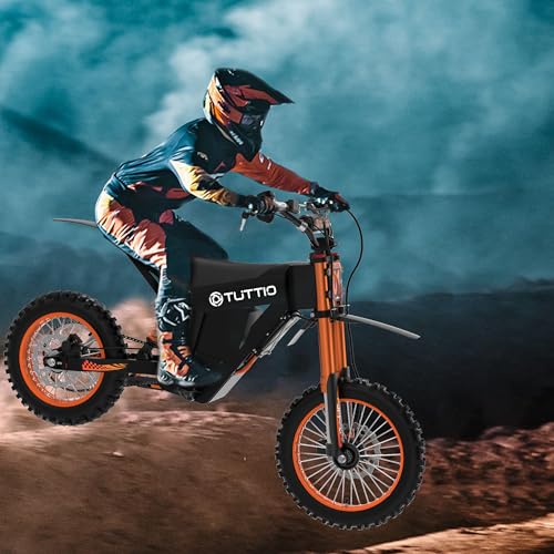 Electric Dirt Bike for Teens & Adults - 48V 21AH Fat Tire Off Road Mini E-Motocross B178