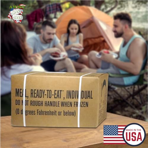 U.S. Military MRE Meals Ready to Eat (12 Packs) with Flameless Heaters G1083