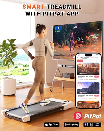 SupeRun Walking Pad, Under Desk Treadmill with Remote Control, 2.5 HP Y8357