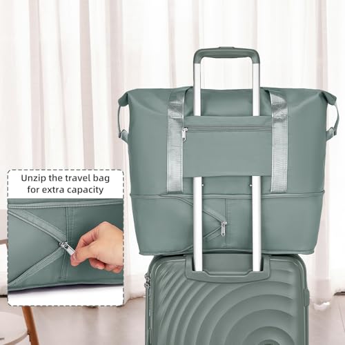LARVENDER Luggage Sets 3 Piece, 20in Carry On PP Hardshell Suitcase with Spinner Wheels Q3160