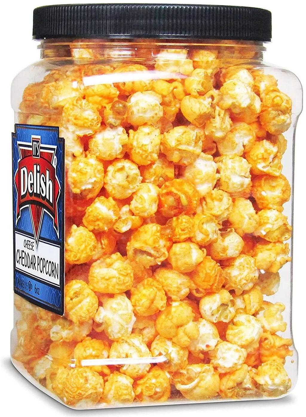 Gourmet Cheddar Cheese Popcorn by It's Delish, 6 Oz Jar E359314