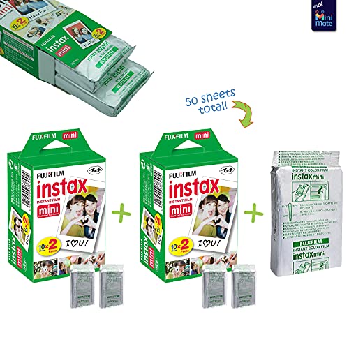 Fujifilm Instax Mini 12 Instant Camera Bundle with Accessories, Film & Case Q887