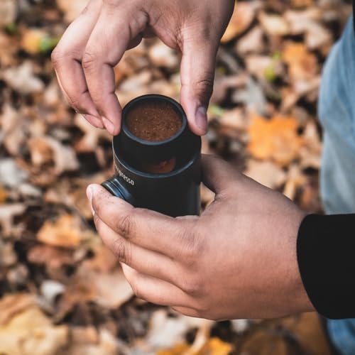 WACACO Nanopresso Portable Espresso Maker, 18 Bar Pressure, Manual Travel Coffee Maker F884