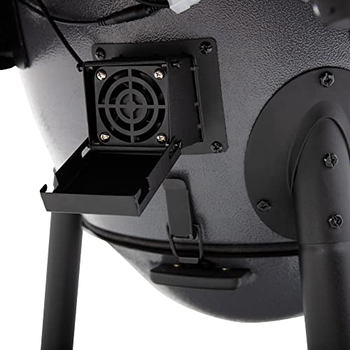 Char-Griller AKORN Kamado Charcoal Grill and Smoker with Cast Iron Grates, Graphite W412362