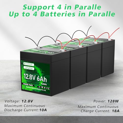 12V 100Ah LiFePO4 Lithium Battery with 100A BMS U8311