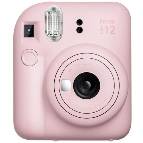 Fujifilm Instax Mini 12 Instant Camera Pastel Blue with 40 Sheets Film Bundle R3418