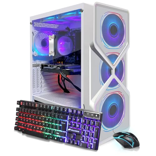 STGAubron Gaming PC Desktop, GeForce RTX 2060 Super, Intel Core i7, 16G DDR4, 1T SSD, Windows 11 Z1287