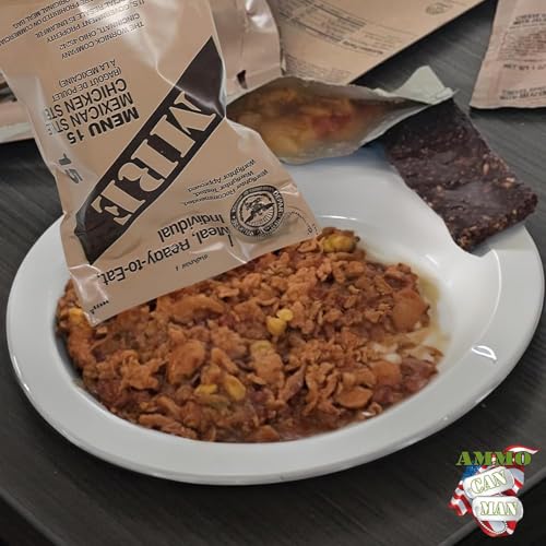 MRE Emergency Food Rations Assorted Flavors (Pack of 4) X1915