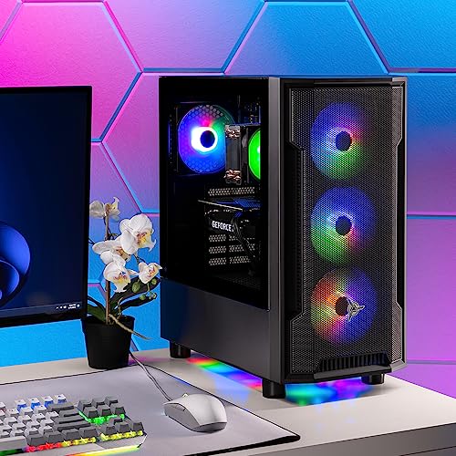 Skytech Blaze4 Mini Gaming PC Desktop, Ryzen 7 5700, RTX 4060, 1TB SSD, 16GB RAM W80305