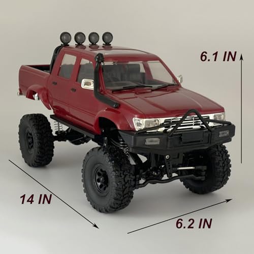 WPL C64-1 RC Crawler 1/16 Scale 4x4 Pickup Truck RTR H5078