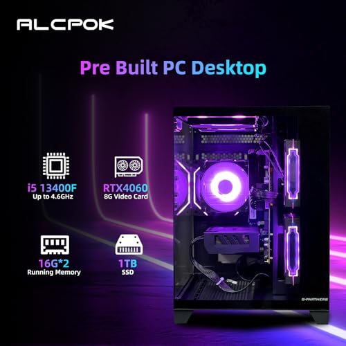 Gaming PC Desktop Intel Core i5 14400F RTX 4060 32GB RAM 1TB SSD A945
