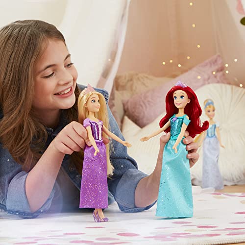 Disney Princess Royal Shimmer Rapunzel Doll with Skirt and Accessories K2417
