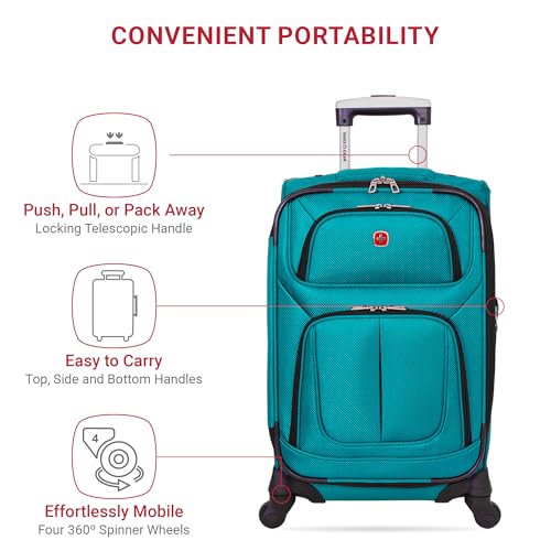 SwissGear Sion Softside Expandable Roller Luggage 3 Piece Set N784870