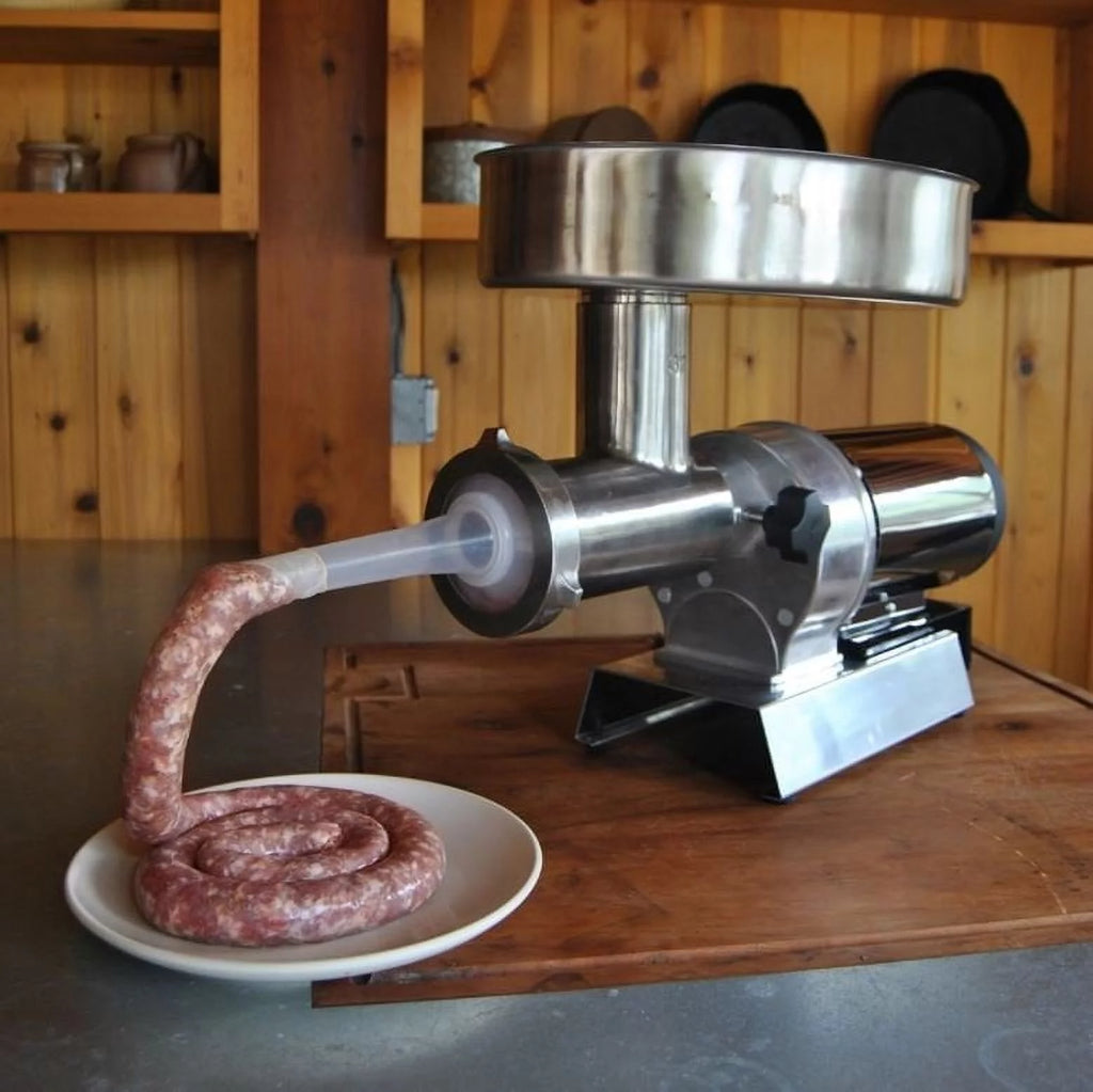 Weston Butcher Series #22 Meat Grinder and Sausage Stuffer, 1 HP S478