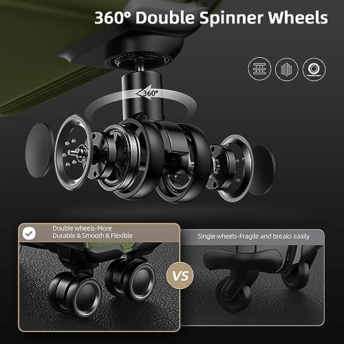 SHOWKOO Luggage Sets 3 Piece Softside Expandable Suitcase with Spinner Wheels TSA Lock K987