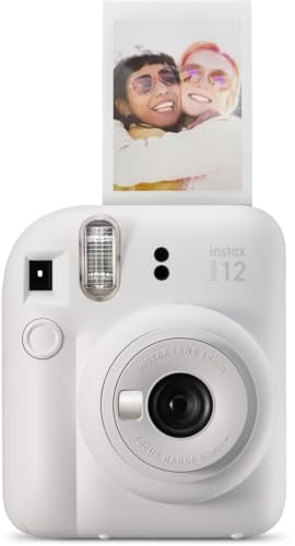 Fujifilm Instax Mini 12 Instant Camera Pastel Blue with 40 Sheets Film Bundle R3418