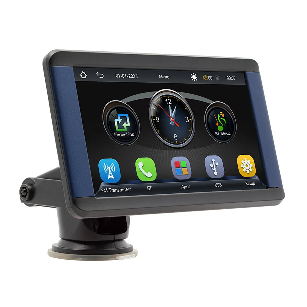 7" Portable Bluetooth Car MP5 Player with Wireless Carplay U664