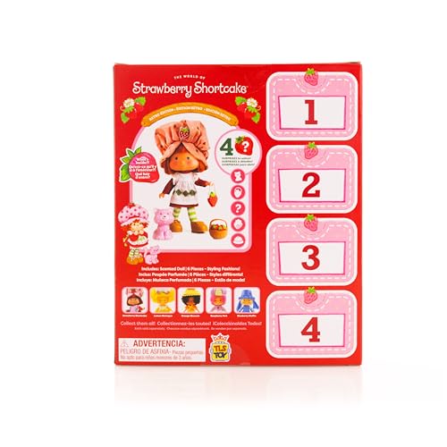 Strawberry Shortcake Classic 5.5-inch Poseable Scented Fashion Doll with 4 Accessories K41828