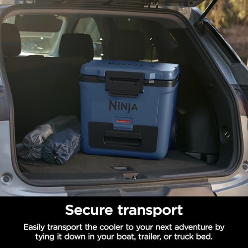 Ninja FrostVault 45QT Cooler with Wheels, Lakeshore Blue M1144