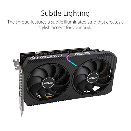 ASUS Dual NVIDIA GeForce RTX 3060 OC Edition Gaming Graphics Card, 12GB GDDR6 G489756
