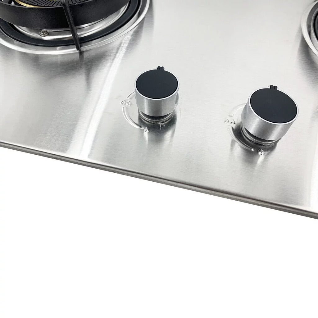 28'' Stainless Built-in Propane Gas Stove Double Burner S57899