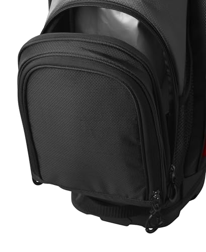 Wilson Feather Golf Cart Bag - Black/Grey/Red V219140