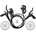 ametoys Hydraulic Disc Brakes Front Rear Calipers Set for MTB Mountain Bike Left Right Brake Lever Kit with 160mm Disc Rotor