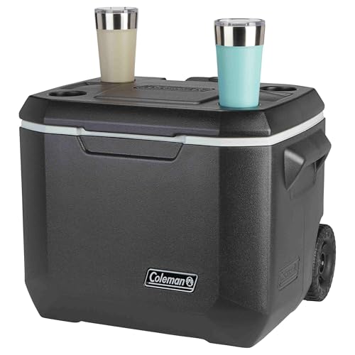 Coleman Xtreme 50qt Rolling Cooler with Wheels Y76762