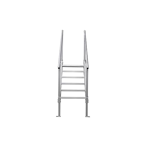 Extreme Max 3005.3843 Universal Mount Aluminum Dock Stair 4-Step X6977