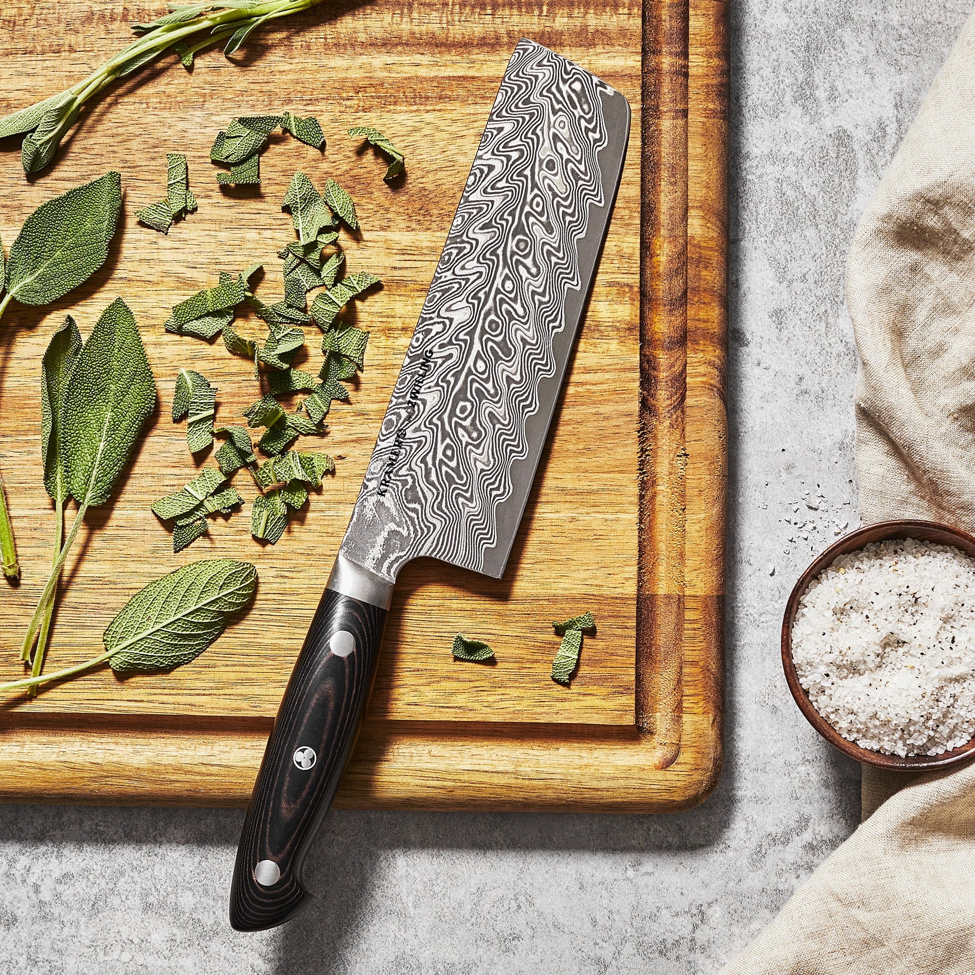 KRAMER by ZWILLING EUROLINE Damascus 6.5-inch Nakiri Knife A155386