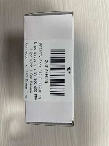 BETAFPV 300mAh 1S BT2.0 LiPo Battery for Tiny Whoop Brushless Drone I234