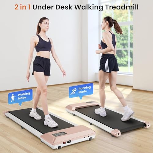 SupeRun Walking Pad, Under Desk Treadmill with Remote Control, 2.5 HP Y8357