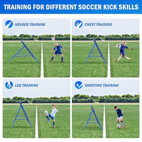 Volleyball Rebounder Net, Adjustable Pitchback Trainer for Backyard F7857