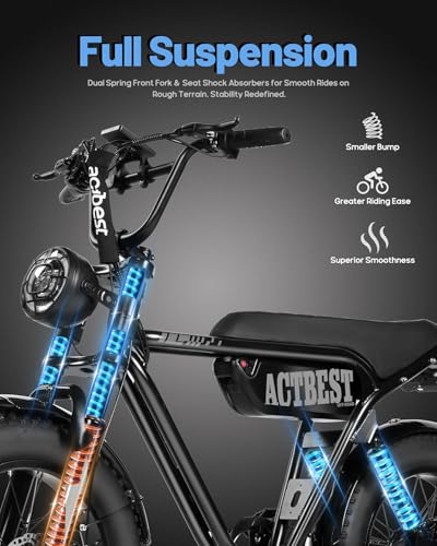 20"/16" Electric Bike 1500W Fat Tire Full Suspension for Adults G62143