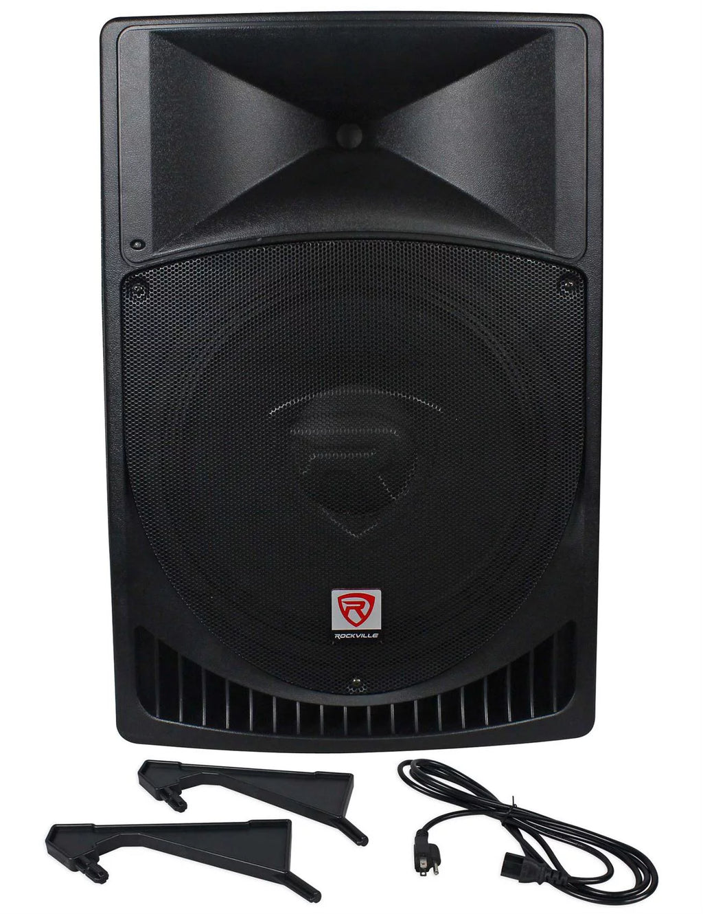 Rockville Power Gig RPG15 15" Powered 2000W 2-Way DJ PA Speakers M317