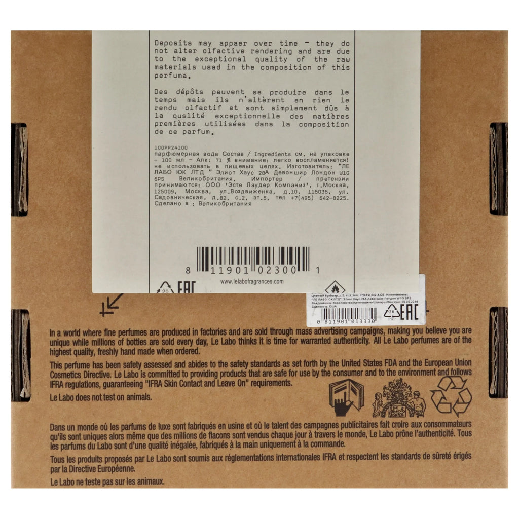 Le Labo Rose 31 Eau De Parfum Spray 100ml U937