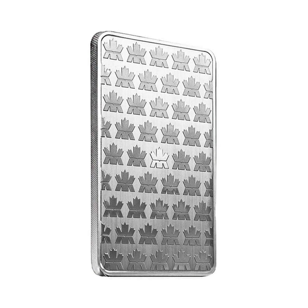Lot of 2 - 10 oz Royal Canadian Mint .9999 Fine Silver Bar U5209