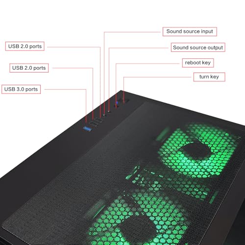 Gaming PC Desktop Intel Core i5 13400F RTX 5060 8G 32GB DDR4 1TB SSD K638928