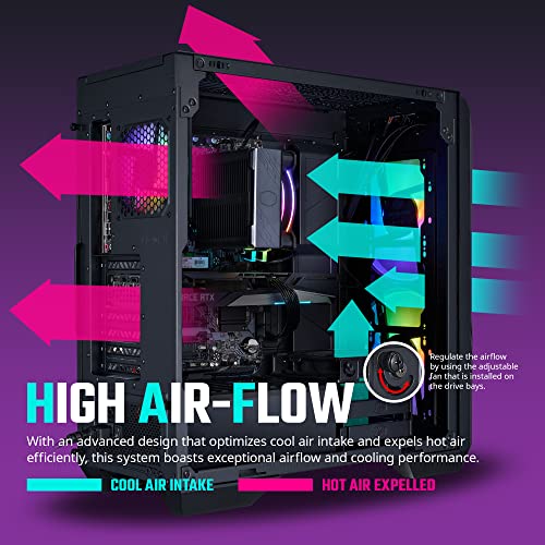 Cooler Master HAF 5 Pro Gaming PC with AMD Ryzen 7 7800X3D, RTX 5070, 32GB DDR5, 2TB SSD K5871