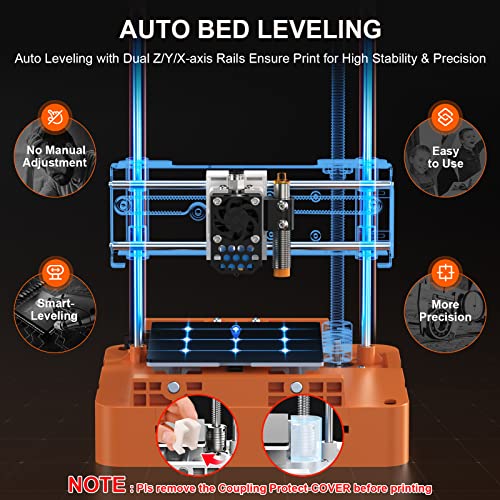TINA2 Mini 3D Printer by HEPHI3D, Fully Assembled FDM Printer for Beginners N698