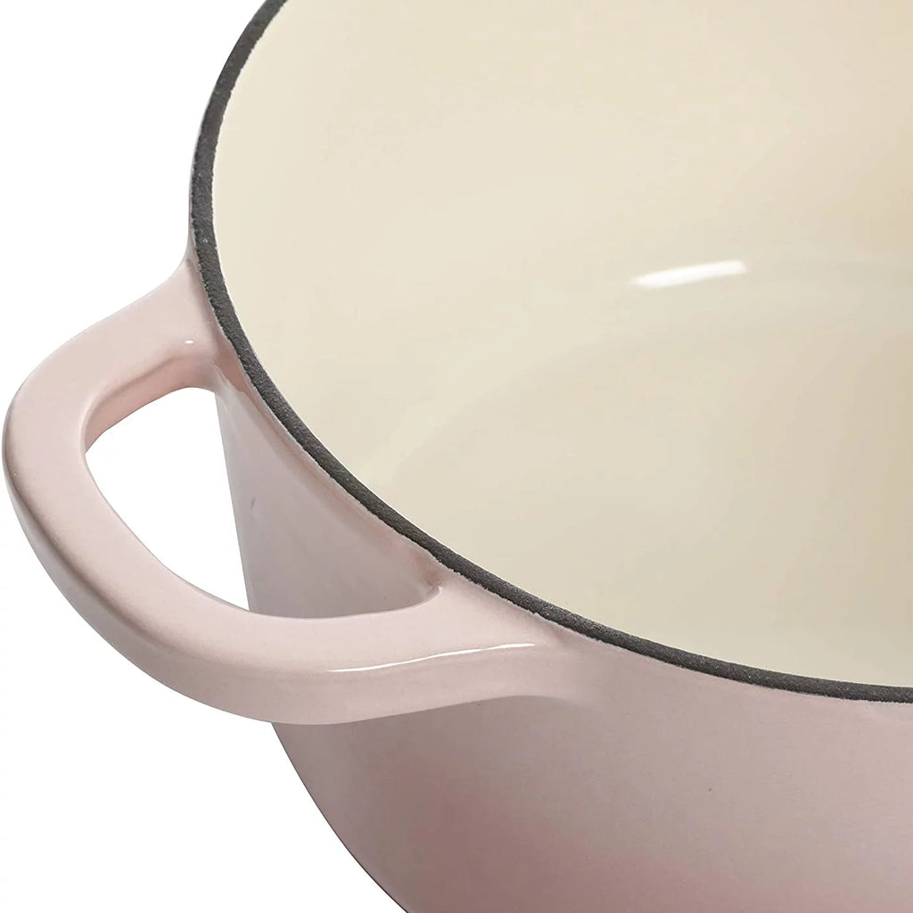 Crock-Pot 5 Quart Enamel Cast Iron Dutch Oven, Blush Pink N8244