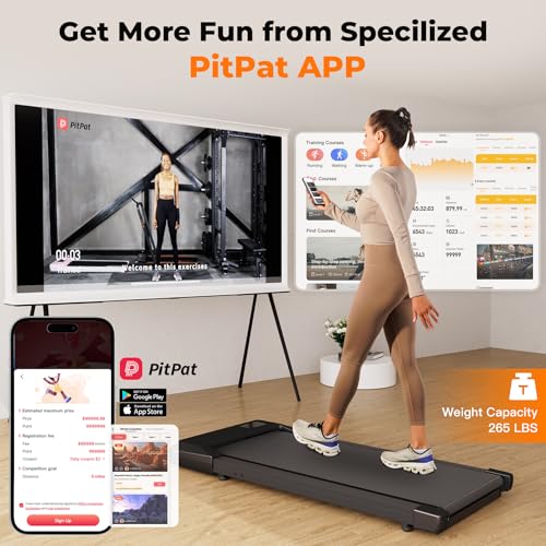SupeRun Walking Pad, Under Desk Treadmill with Remote Control, 2.5 HP Y8357